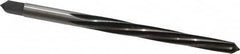 Made in USA - #2 Pin, 0.2008" Diam, 0.1605" Small End, 13/64" Diam Straight Shank, 1-15/16" Flute, Taper Pin Reamer - Eagle Tool & Supply