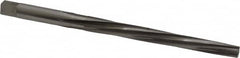Made in USA - #4 Pin, 0.2604" Diam, 0.2071" Small End, 17/64" Diam Straight Shank, 2-9/16" Flute, Taper Pin Reamer - Eagle Tool & Supply