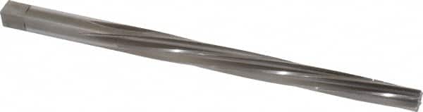 Made in USA - #7 Pin, 27/64" Diam, 0.3297" Small End, 13/32" Diam Straight Shank, 4-7/16" Flute, Taper Pin Reamer - Eagle Tool & Supply