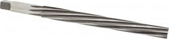Made in USA - #10 Pin, 0.7216" Diam, 0.5799" Small End, 5/8" Diam Straight Shank, 6-13/16" Flute, Taper Pin Reamer - Eagle Tool & Supply