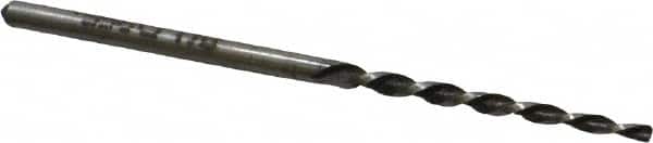 Made in USA - #7/0 Pin, 0.0666" Diam, 0.0497" Small End, 5/64" Diam Straight Shank, 13/16" Flute, Taper Pin Reamer - Eagle Tool & Supply