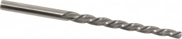 Made in USA - #0 Pin, 0.1638" Diam, 0.1287" Small End, 11/64" Diam Straight Shank, 1-11/16" Flute, Taper Pin Reamer - Eagle Tool & Supply