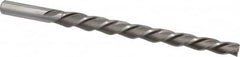 Made in USA - #8 Pin, 0.505" Diam, 0.3971" Small End, 7/16" Diam Straight Shank, 5-3/16" Flute, Taper Pin Reamer - Eagle Tool & Supply