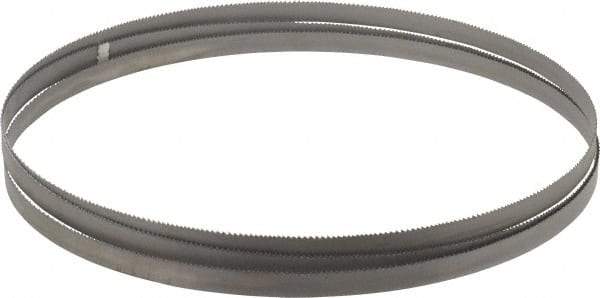Starrett - 10 to 14 TPI, 8' 11" Long x 1/2" Wide x 0.025" Thick, Welded Band Saw Blade - Bi-Metal, Toothed Edge, Raker Tooth Set, Contour Cutting - Eagle Tool & Supply