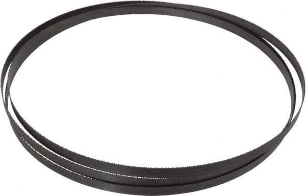 Starrett - 14 TPI, 10' Long x 1/2" Wide x 0.035" Thick, Welded Band Saw Blade - Bi-Metal, Toothed Edge, Raker Tooth Set, Contour Cutting - Eagle Tool & Supply