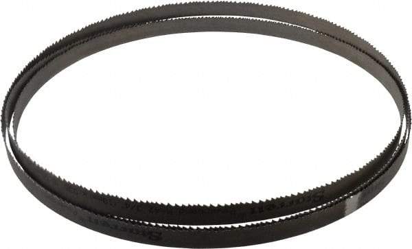 Starrett - 5 to 8 TPI, 11' Long x 3/4" Wide x 0.035" Thick, Welded Band Saw Blade - Bi-Metal, Toothed Edge, Raker Tooth Set, Contour Cutting - Eagle Tool & Supply