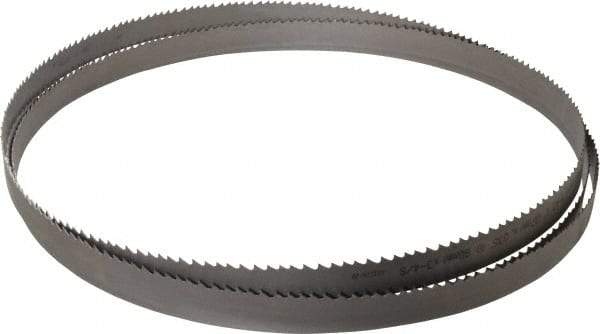 Starrett - 3 to 4 TPI, 13' 3" Long x 1" Wide x 0.035" Thick, Welded Band Saw Blade - Bi-Metal, Toothed Edge, Raker Tooth Set, Contour Cutting - Eagle Tool & Supply