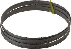 Starrett - 10 to 14 TPI, 5' Long x 1/2" Wide x 0.025" Thick, Welded Band Saw Blade - Bi-Metal, Toothed Edge, Raker Tooth Set, Contour Cutting - Eagle Tool & Supply