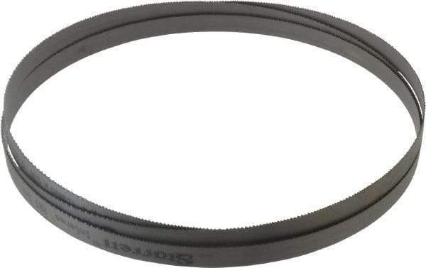 Starrett - 10 to 14 TPI, 9' 10" Long x 3/4" Wide x 0.035" Thick, Welded Band Saw Blade - Bi-Metal, Toothed Edge, Raker Tooth Set, Contour Cutting - Eagle Tool & Supply