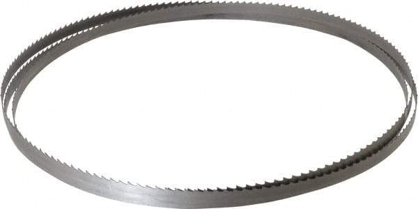 Starrett - 4 TPI, 10' Long x 1/2" Wide x 0.025" Thick, Welded Band Saw Blade - Bi-Metal, Toothed Edge, Raker Tooth Set, Contour Cutting - Eagle Tool & Supply