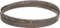 Starrett - 3 to 4 TPI, 10' 10-1/2" Long x 1" Wide x 0.035" Thick, Welded Band Saw Blade - Bi-Metal, Toothed Edge, Raker Tooth Set, Contour Cutting - Eagle Tool & Supply