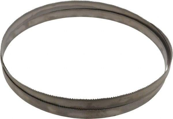Starrett - 6 to 10 TPI, 12' 1" Long x 1" Wide x 0.035" Thick, Welded Band Saw Blade - Bi-Metal, Toothed Edge, Raker Tooth Set, Contour Cutting - Eagle Tool & Supply