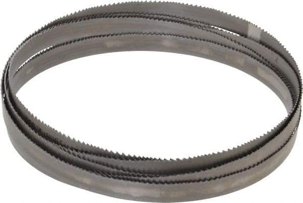 Starrett - 6 to 10 TPI, 12' 1" Long x 3/4" Wide x 0.035" Thick, Welded Band Saw Blade - Bi-Metal, Toothed Edge, Raker Tooth Set, Contour Cutting - Eagle Tool & Supply