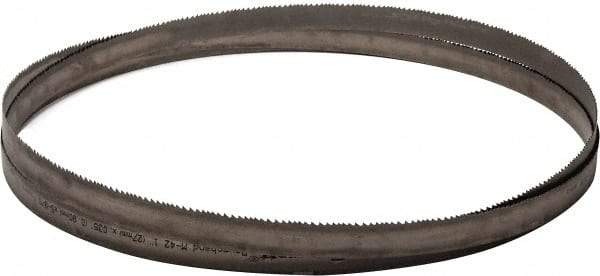 Starrett - 5 to 8 TPI, 15' Long x 1" Wide x 0.035" Thick, Welded Band Saw Blade - Bi-Metal, Toothed Edge, Raker Tooth Set, Contour Cutting - Eagle Tool & Supply