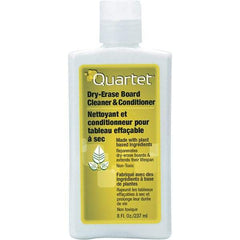 Quartet - 8 oz Bottle White Board & Dry Erase Board Cleaner - For Use with Dry Erase Marker Boards - Eagle Tool & Supply