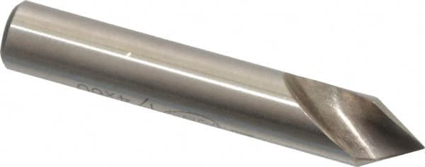Keo - 1/4" Head Diam, 1/4" Shank Diam, 1 Flute 60° High Speed Steel Countersink - Eagle Tool & Supply