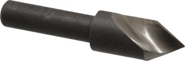 Keo - 3/8" Head Diam, 1/4" Shank Diam, 1 Flute 60° High Speed Steel Countersink - Eagle Tool & Supply