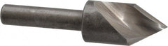 Keo - 1/2" Head Diam, 1/4" Shank Diam, 1 Flute 60° High Speed Steel Countersink - Eagle Tool & Supply