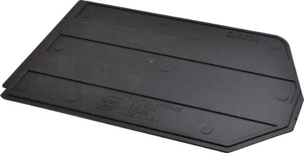 Quantum Storage - 10.8" Wide x 7" High, Black Bin Divider - Use with Bin QUS239 - Eagle Tool & Supply