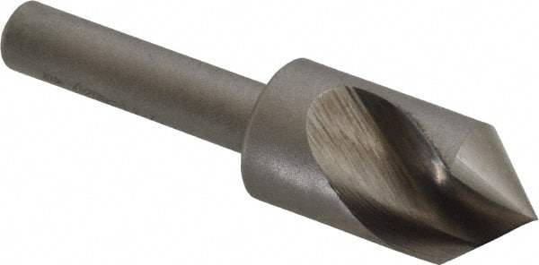 Keo - 1/2" Head Diam, 1/4" Shank Diam, 1 Flute 82° High Speed Steel Countersink - Eagle Tool & Supply