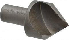 Keo - 1-1/2" Head Diam, 3/4" Shank Diam, 1 Flute 82° High Speed Steel Countersink - Bright Finish, 2-7/8" OAL, Single End, Straight Shank, Right Hand Cut - Eagle Tool & Supply