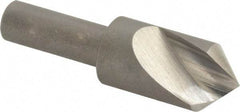 Keo - 5/8" Head Diam, 3/8" Shank Diam, 1 Flute 90° High Speed Steel Countersink - Bright Finish, 2-1/4" OAL, Single End, Straight Shank, Right Hand Cut - Eagle Tool & Supply