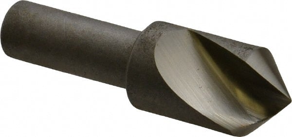 Keo - 3/4" Head Diam, 1/2" Shank Diam, 1 Flute 90° High Speed Steel Countersink - Eagle Tool & Supply
