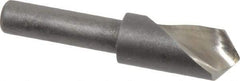 Keo - 3/8" Head Diam, 1/4" Shank Diam, 1 Flute 100° High Speed Steel Countersink - Bright Finish, 1-3/4" OAL, Single End, Straight Shank, Right Hand Cut - Eagle Tool & Supply