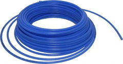 Parker - 11/64" ID x 1/4" OD, 0.04" Wall Thickness, 100' Long, Polyethylene Tube - Blue, 120 Max psi, -80 to 150°F - Eagle Tool & Supply