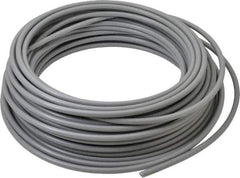 Parker - 1/4" ID x 3/8" OD, 1/16" Wall Thickness, 100' Long, Polyethylene Tube - Gray, 125 Max psi, -80 to 150°F - Eagle Tool & Supply