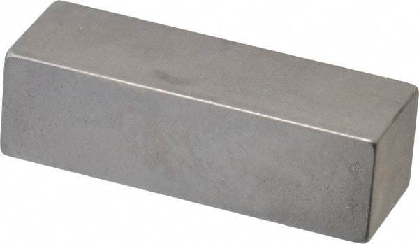 Mitutoyo - 0.4" Rectangular Steel Gage Block - Accuracy Grade 0, Includes Certificate of Inspection - Eagle Tool & Supply