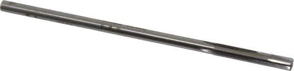 Made in USA - 1/4" Carbide-Tipped 4 Flute Chucking Reamer - Straight Flute, 15/64" Straight Shank, 1-1/2" Flute Length, 6" OAL - Eagle Tool & Supply