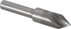 M.A. Ford - 3/8" Head Diam, 1/4" Shank Diam, 1 Flute 60° Solid Carbide Countersink - Eagle Tool & Supply