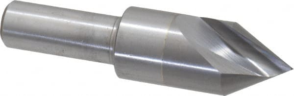 M.A. Ford - 3/4" Head Diam, 1/2" Shank Diam, 1 Flute 60° Solid Carbide Countersink - Eagle Tool & Supply