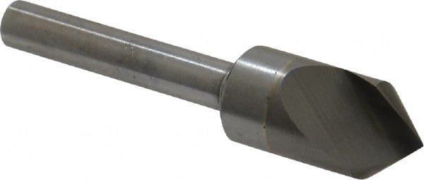 M.A. Ford - 1/2" Head Diam, 1/4" Shank Diam, 1 Flute 82° Solid Carbide Countersink - Eagle Tool & Supply