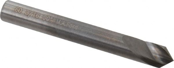 M.A. Ford - 3/16" Head Diam, 3/16" Shank Diam, 1 Flute 90° Solid Carbide Countersink - Eagle Tool & Supply