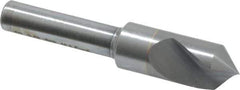 M.A. Ford - 3/8" Head Diam, 1/4" Shank Diam, 1 Flute 90° Solid Carbide Countersink - Bright Finish, 2" OAL, 0.06" Nose Diam, Single End, Straight Shank, Right Hand Cut - Eagle Tool & Supply