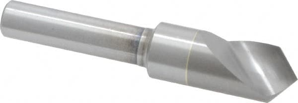 M.A. Ford - 3/8" Head Diam, 1/4" Shank Diam, 1 Flute 100° Solid Carbide Countersink - Eagle Tool & Supply