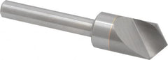 M.A. Ford - 1/2" Head Diam, 1/4" Shank Diam, 1 Flute 100° Solid Carbide Countersink - Eagle Tool & Supply