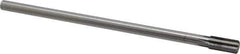 Made in USA - 3/8" Diam, 5/16" Max Diam Straight Shank, 3/4" Flute Length, Machine Expansion Reamer - Straight Flute, 7" OAL, Right Hand Cut, 6 Flutes, High Speed Steel, Bright Finish - Eagle Tool & Supply