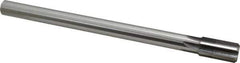 Made in USA - 3/4" Diam, 5/8" Max Diam Straight Shank, 1-3/8" Flute Length, Machine Expansion Reamer - Straight Flute, 9-1/2" OAL, Right Hand Cut, 6 Flutes, High Speed Steel, Bright Finish - Eagle Tool & Supply