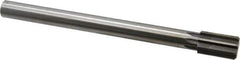 Made in USA - 15/16" Diam, 3/4" Max Diam Straight Shank, 1-1/2" Flute Length, Machine Expansion Reamer - Straight Flute, 10" OAL, Right Hand Cut, 8 Flutes, High Speed Steel, Bright Finish - Eagle Tool & Supply