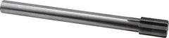Made in USA - 1-1/8" Diam, 7/8" Max Diam Straight Shank, 1-3/4" Flute Length, Machine Expansion Reamer - Straight Flute, 11" OAL, Right Hand Cut, 8 Flutes, High Speed Steel, Bright Finish - Eagle Tool & Supply