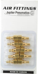 Value Collection - 10 Piece 1/4" Body 1/4 NPT 215 psi Steel ARO Pneumatic Coupling Plug Set - Eagle Tool & Supply