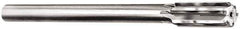 Made in USA - 1-7/16" Diam, 1-1/4" Max Diam Straight Shank, 2" Flute Length, Machine Expansion Reamer - Straight Flute, 12" OAL, Right Hand Cut, 8 Flutes, Carbide-Tipped, Bright Finish - Eagle Tool & Supply