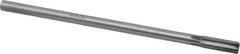 Made in USA - 3/8" Diam, 5/16" Max Diam Straight Shank, 1" Flute Length, Machine Expansion Reamer - Straight Flute, 7" OAL, Right Hand Cut, 4 Flutes, Carbide-Tipped, Bright Finish - Eagle Tool & Supply
