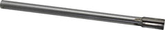 Made in USA - 17/32" Diam, 7/16" Max Diam Straight Shank, 1" Flute Length, Machine Expansion Reamer - Straight Flute, 8" OAL, Right Hand Cut, 6 Flutes, Carbide-Tipped, Bright Finish - Eagle Tool & Supply
