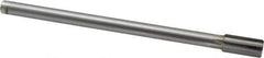 Made in USA - 9/16" Diam, 7/16" Max Diam Straight Shank, 1-1/8" Flute Length, Machine Expansion Reamer - Straight Flute, 8" OAL, Right Hand Cut, 6 Flutes, Carbide-Tipped, Bright Finish - Eagle Tool & Supply