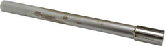 Made in USA - 29/32" Diam, 3/4" Max Diam Straight Shank, 1-1/2" Flute Length, Machine Expansion Reamer - Straight Flute, 10" OAL, Right Hand Cut, 6 Flutes, Carbide-Tipped, Bright Finish - Eagle Tool & Supply