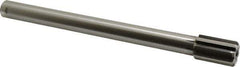 Made in USA - 31/32" Diam, 3/4" Max Diam Straight Shank, 1-1/2" Flute Length, Machine Expansion Reamer - Straight Flute, 10" OAL, Right Hand Cut, 8 Flutes, Carbide-Tipped, Bright Finish - Eagle Tool & Supply